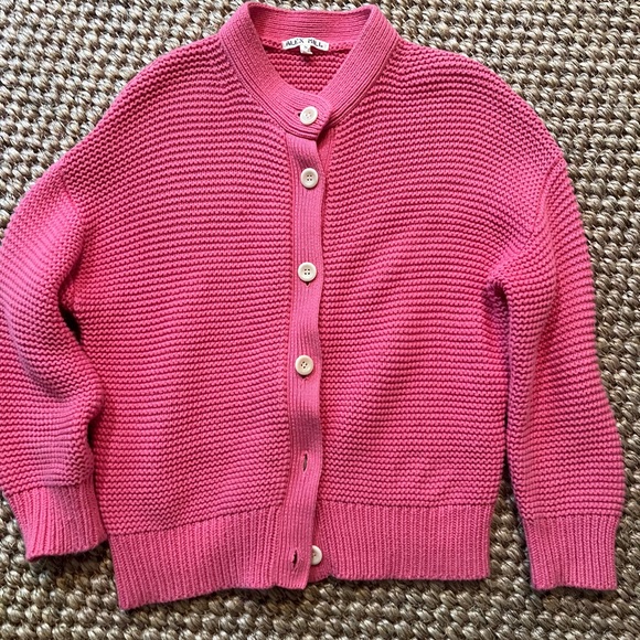 Alex Mill Pink Button-Up Cardigan - Picture 3 of 4